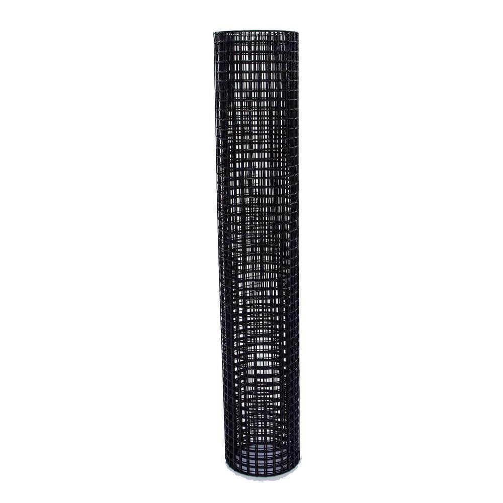 1/4 in. x 2 ft. x 50 ft. 21-Gauge Black Hardware Cloth Welded Cage Wire Chicken Fence Poultry Netting