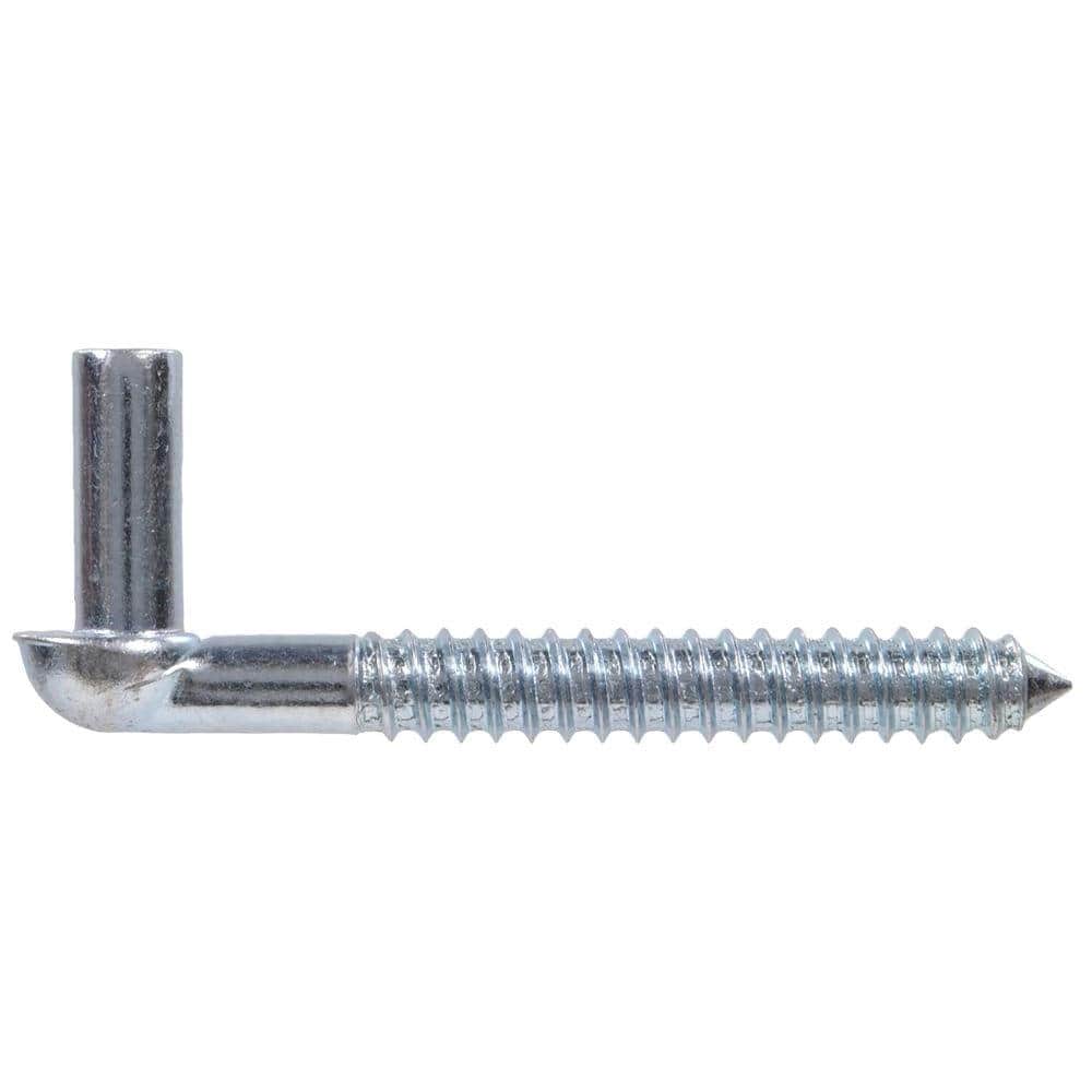 Hardware Essentials 3/4 x 6 in. Gate Screw Hook in Zinc-Plated (5-Pack)