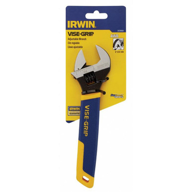 IRWIN Vise-Grip Adjustable Wrench With Comfort Grip, SAE, 8-Inch 2078608