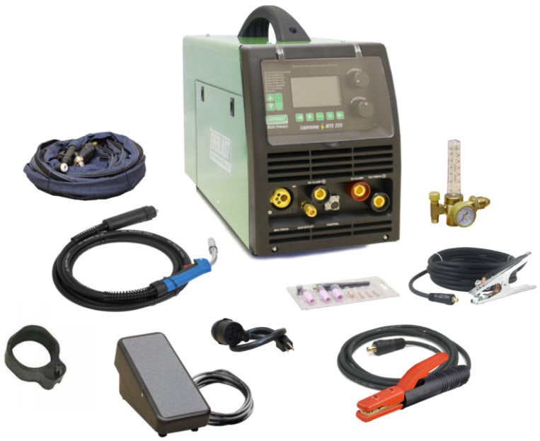 Everlast Lightning MTS 225 Multiprocess Welder Package