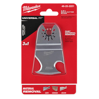 Milwaukee OPEN-LOK 3-IN-1 MULTI-CUTTER SCRAPER BLADE 1PK 49-25-2221 49-25-2221