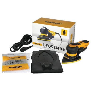 Mirka DEOS Delta 663XCV Sander, 4" x 6" x 6" 3mm orbit MID6630201US Discounted in cart, Free Shipping, No Tax!