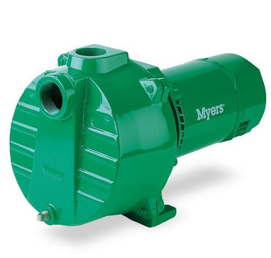 Myers 1-1/2HP Quick Prime Self-Priming Centrifugal Pump QP Series Brass Impeller