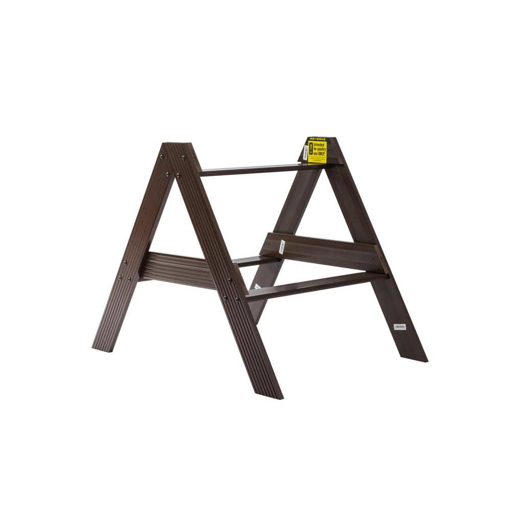 New Age Pet ECOFLEX Restful Roost, A Shape Roosting Bar, Medium- Walnut