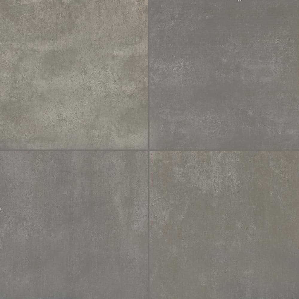 MSI Take Home Tile Sample - Porto Anthracite 6 in. x 6 in. Matte Porcelain Paver Tile (0.25 sq. ft.)