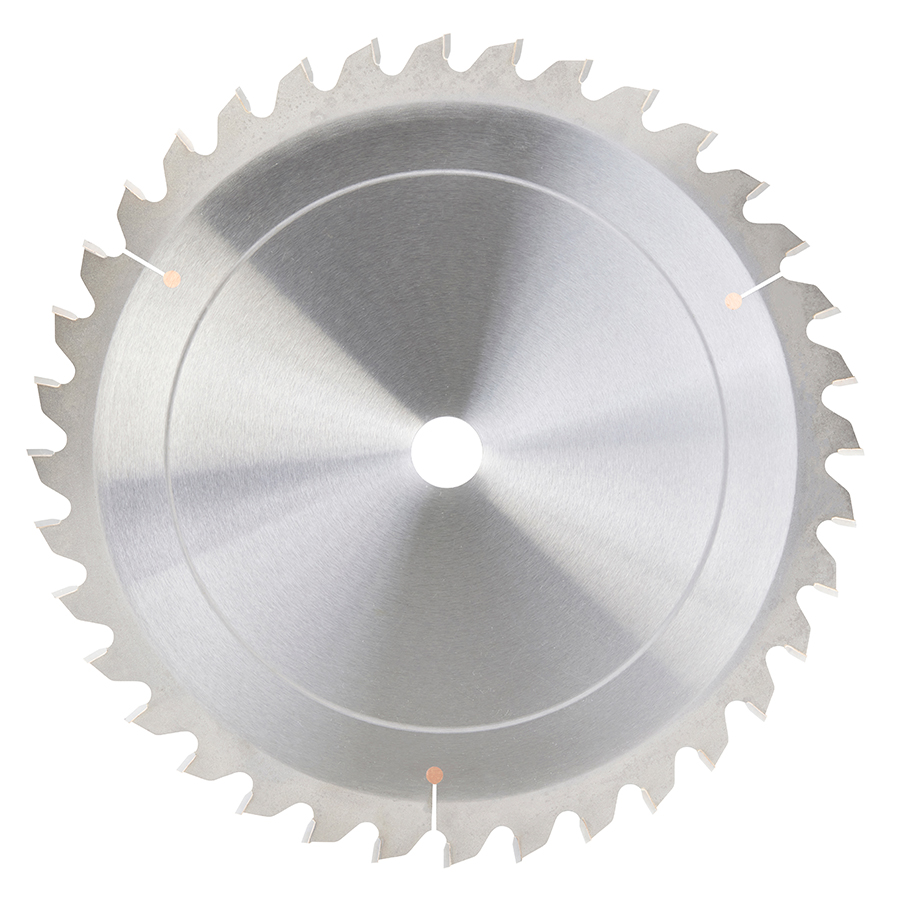 Amana RA1236 Carbide Tipped Radial Arm 12 Inch Dia x 36T ATB, 0 Deg, 1 Inch Bore Circular Saw Blade