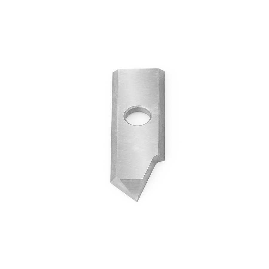 Amana RCK-391 Solid Carbide Insert 90 Deg x 0.010 Inch V Tip Width Engraving Knife for In-Groove System