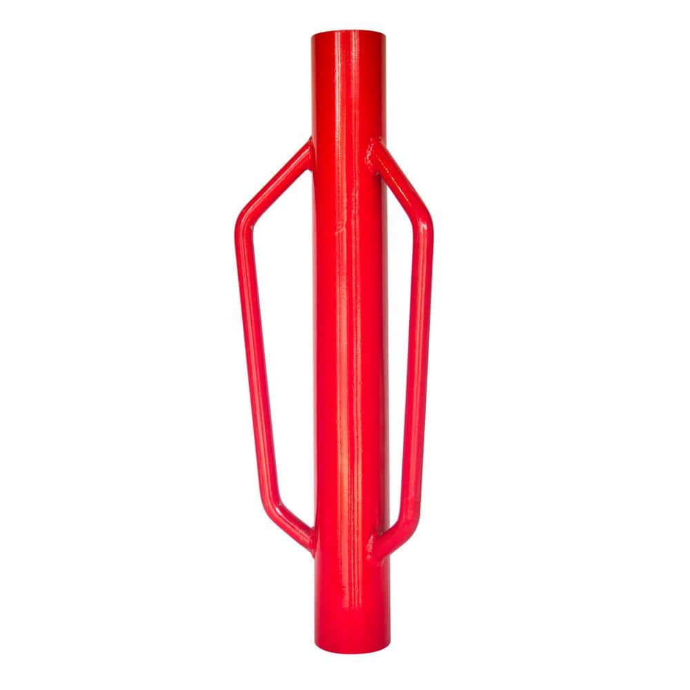 Acorn International 2.5 in. x 8 in. x 30 in. Steel T-Post Driver with Offset Handle