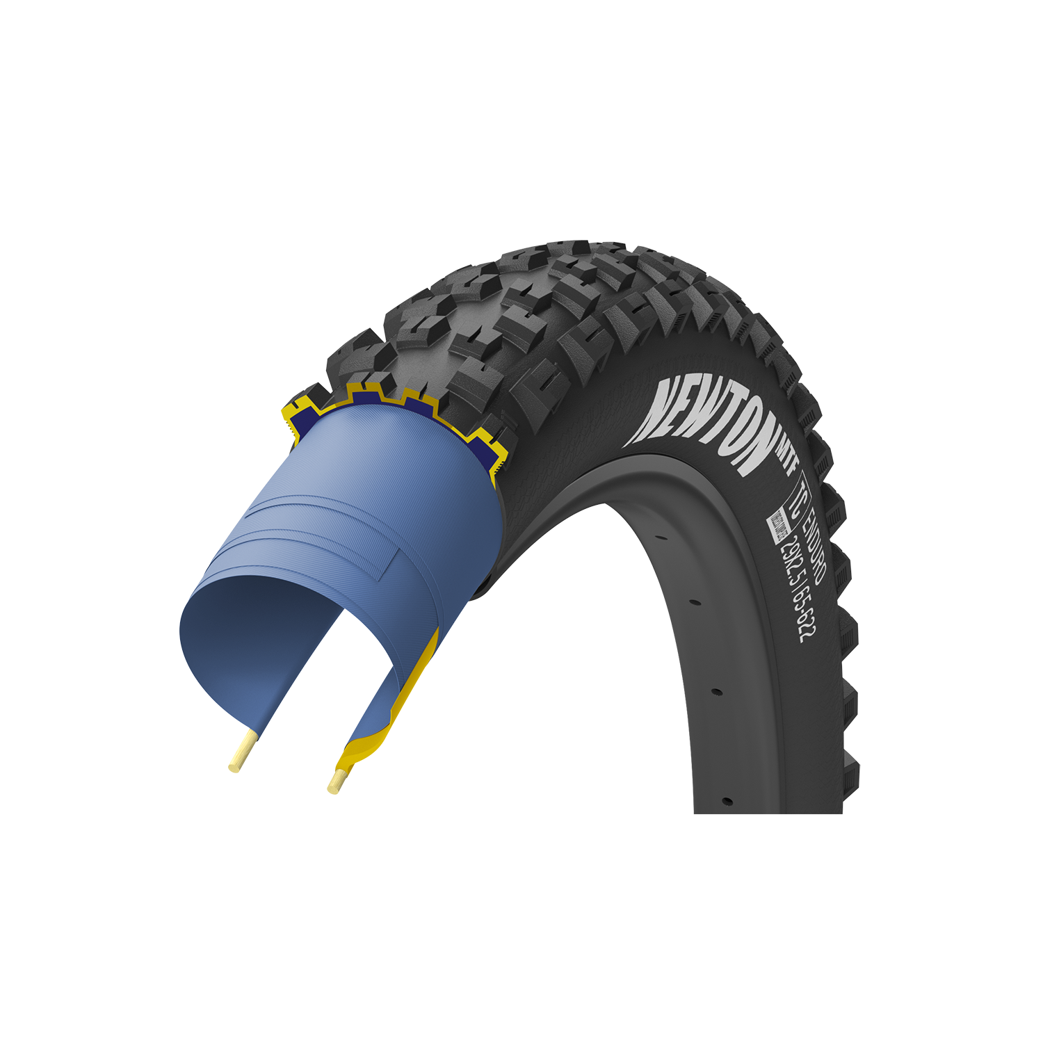 Goodyear Newton MTF Downhill 29x2.5 Tubeless TPI 40 Black/Black EBike GR.015.64.622.V005.R