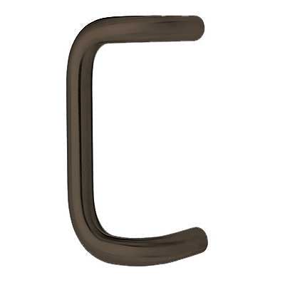 Rockwood BF157-BTB-314, 90 Degree Offset Pair Of Door Pulls [2], 10" CTC, 1" Dia, 11" Overall, 3 1/2" Projection, Extra Dark Bronze Finish