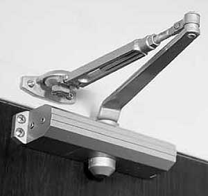 Sargent 1131-HU-TB Surface Door Closer, Regular, Parallel, Top Jamb Mount, Hold Open, Thru Bolts, Adjustable Size 1-6