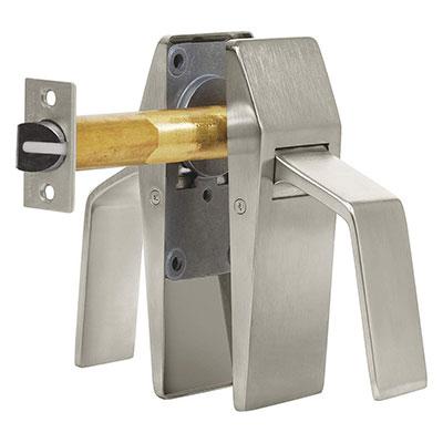 Sargent 24-114-US26D Hospital Latches for Push-Pull Doors, 2-3/4" Backset, No Push/Pull Trim, Satin Chrome Finish
