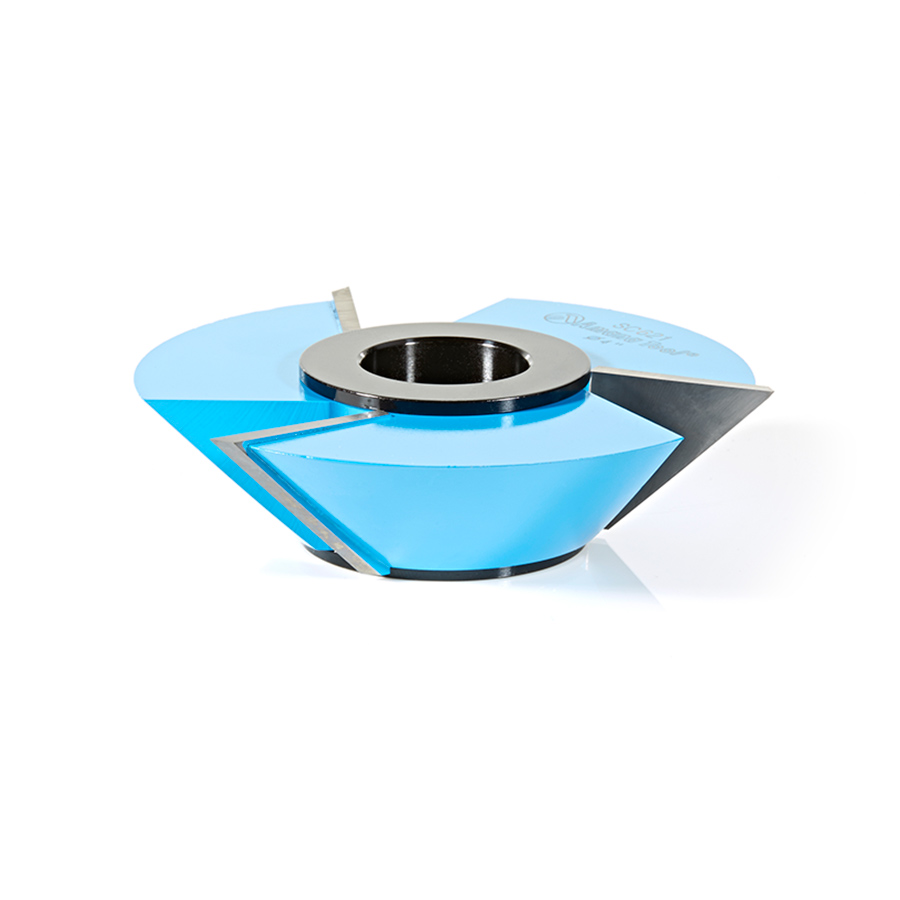 Amana SC621 Carbide Tipped 3-Wing Bevel 45 Deg x 4 Dia x 1 x 1 & 1-1/4 Bore