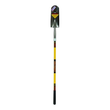 Seymour Midwest 14" Rear Roll Step Drain Spade, 48" Yellow Fiberglass Handle 49736