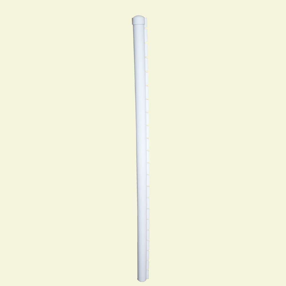Sure-Fit 54 in. White T-Post Safety Sleeve with cap ( 25-Pack)