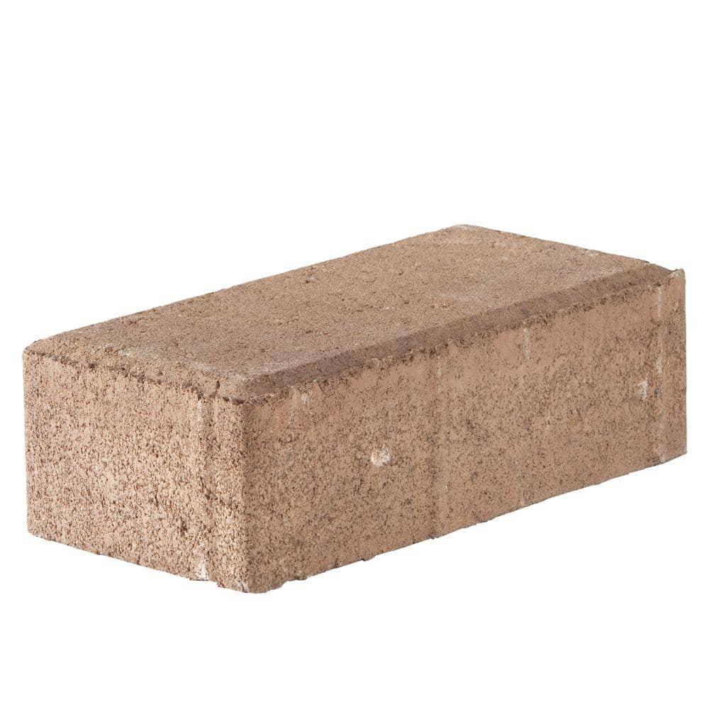 Pavestone Holland 7.87 in. L x 3.94 in. W x 36 in. H 60 mm Tan/Brown Concrete Paver (480-Pieces/103 sq. ft./Pallet)