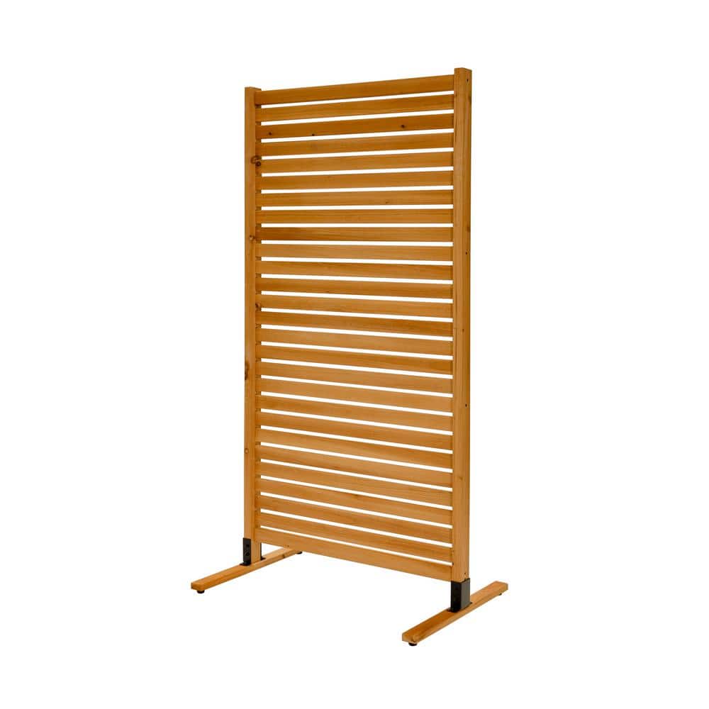 Enclo Privacy Screens Tiaga 6 ft. x 3 ft. Freestanding Wood Privacy Screen