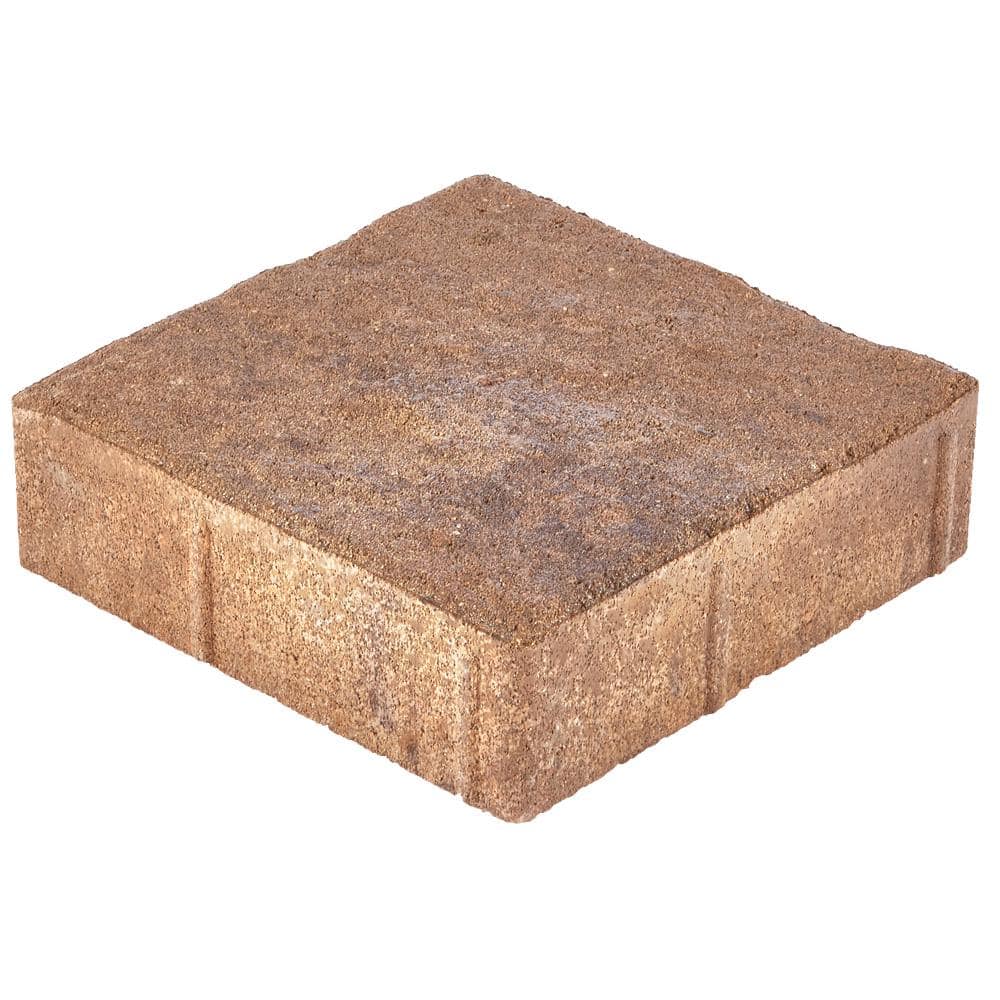 Pavestone Valenda Medium 7.75 in. x 7.75 in. x 2.25 in. Three Tone Brown Concrete Paver (240 Pcs. / 103 Sq. ft. / Pallet)