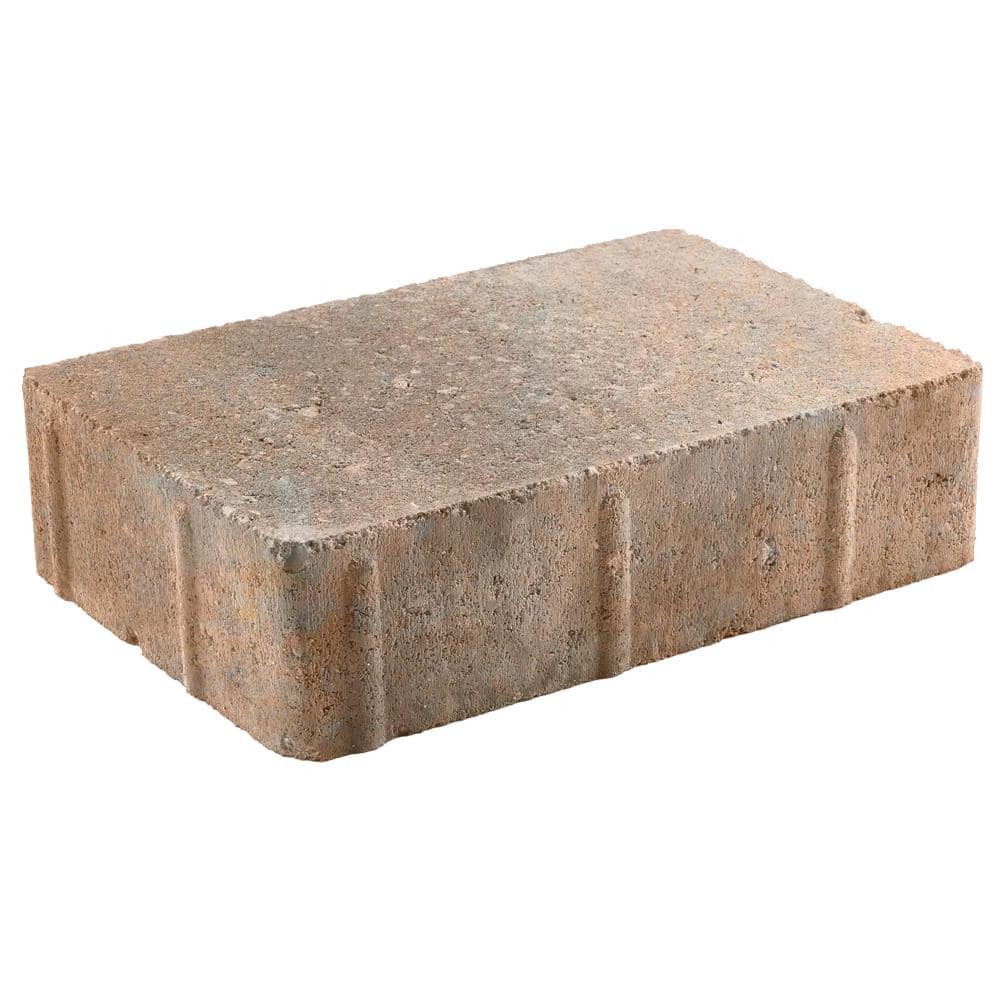Pavestone Vintage 8.86 in. L. x 5.91 in. W x 2.36 in. H Three Tone Brown Concrete Paver (250 pcs/90 sq ft/Pallet)
