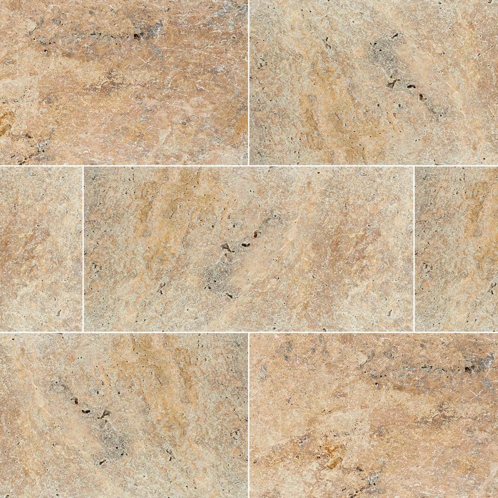 MSI Tuscany Scabas 2 cm. x 16 in. x 24 in. Tumbled Travertine Paver Tile (2.67 sq. ft.)