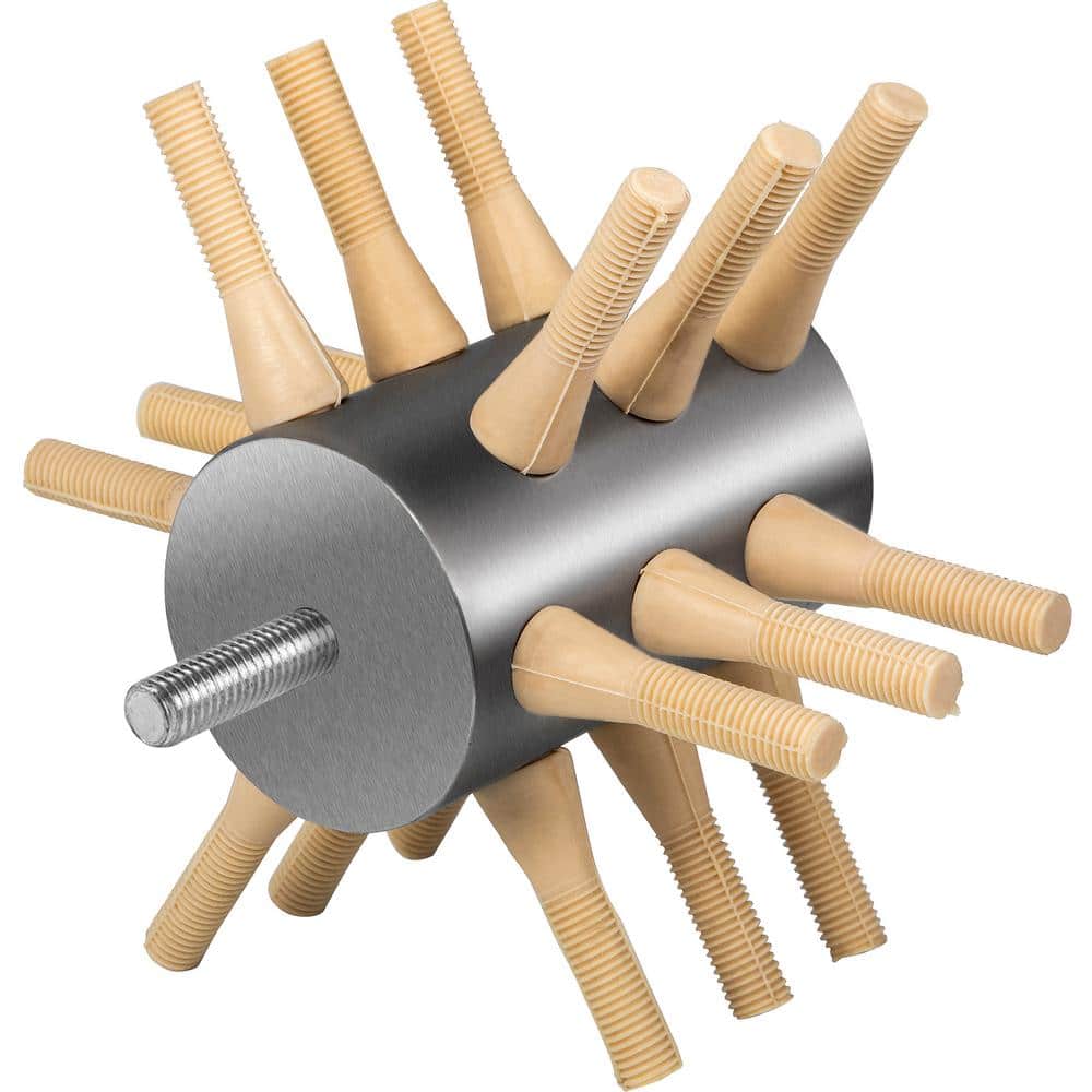 VEVOR Chicken Plucker Drill Attachment, Stainless Steel Drill Chicken Plucker 18 Fingers Chicken Feather Plucker