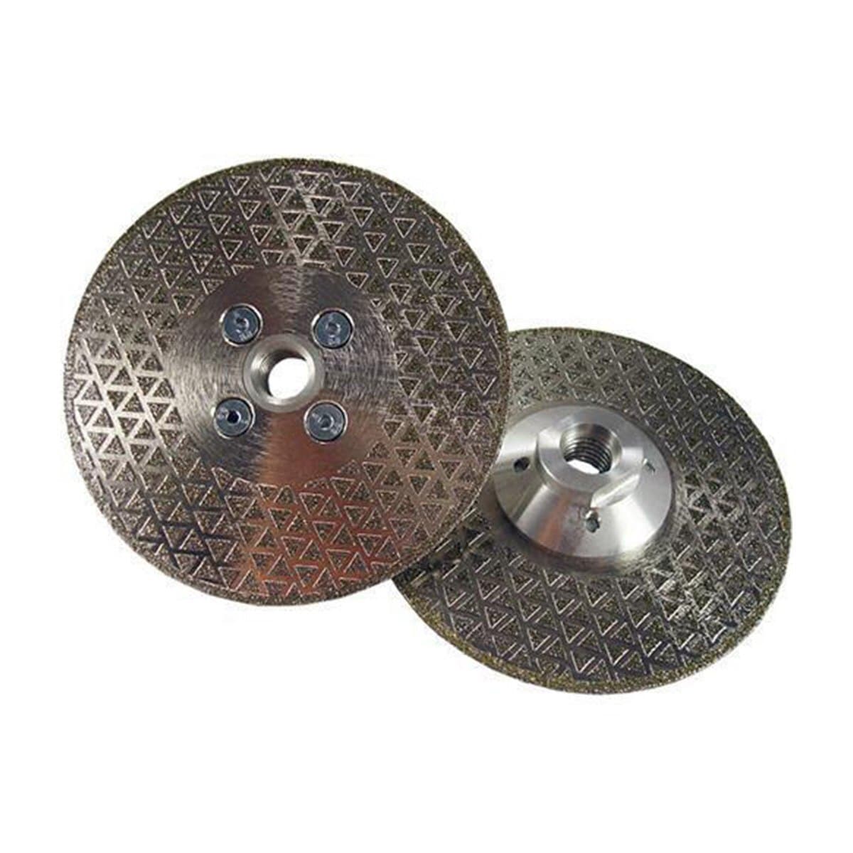 Weha 5" Duo Double Sided Marble Diamond Blade with Quad Adapter