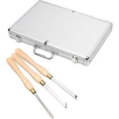 Woodstock Shop Fox 3 pc. HSS Lathe Chisel Set D3786