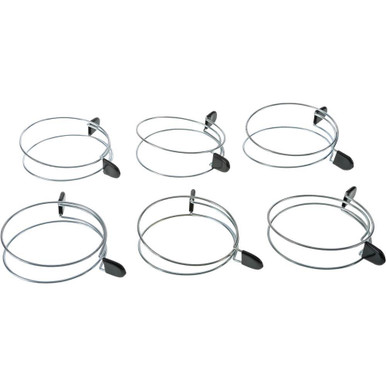 Woodstock Shop Fox 4" Double Loop Squeeze Hose Clamp, 6 pk. D4569