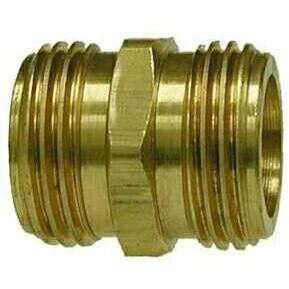 3/4" Male Hose Thread x 3/4" Male Hose Thread NON-SWIVEL