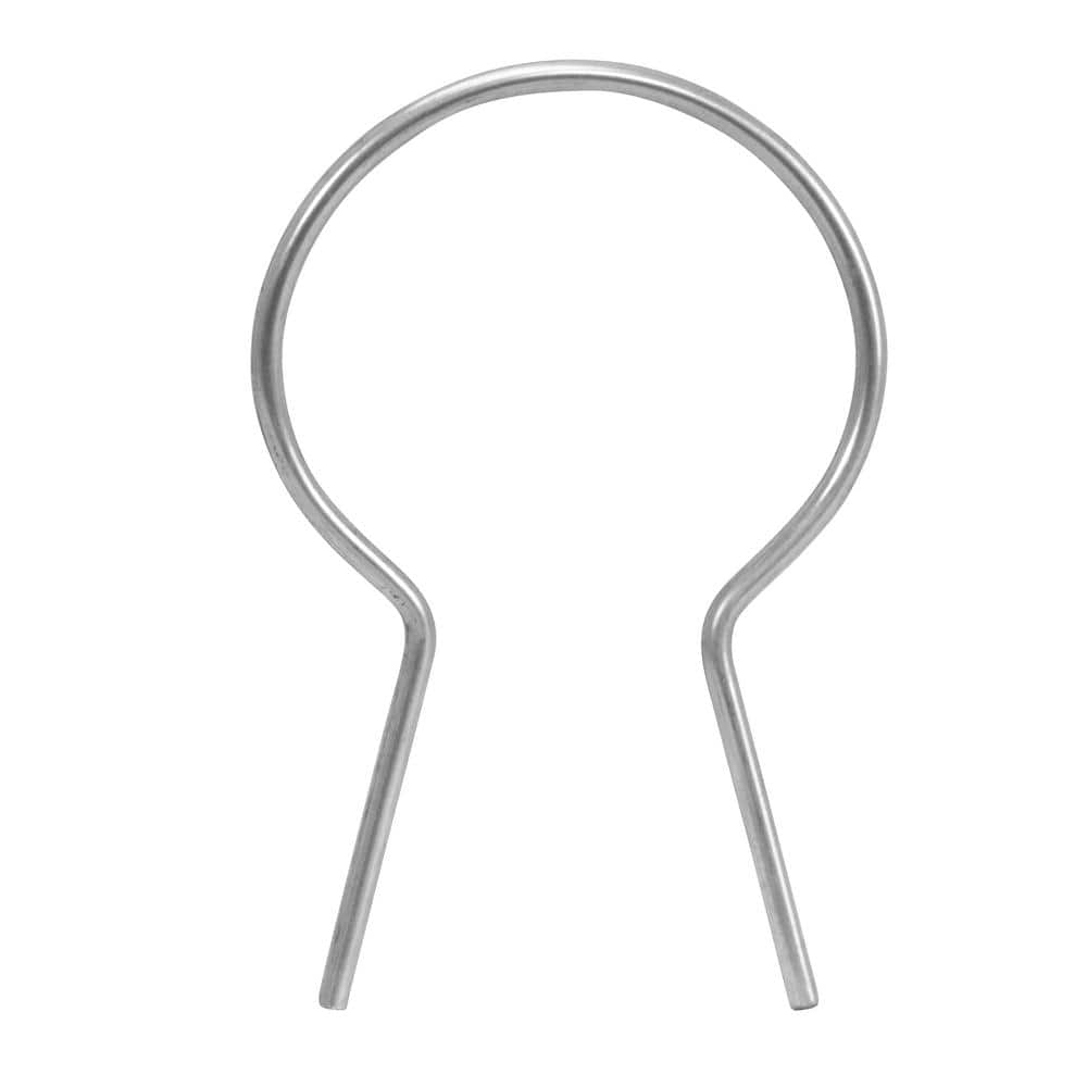 YARDGARD SpeedyTie Chain Link Fence Line Post Galvanized Steel Tie Wires 1-5/8" Diameter (100 PCS)