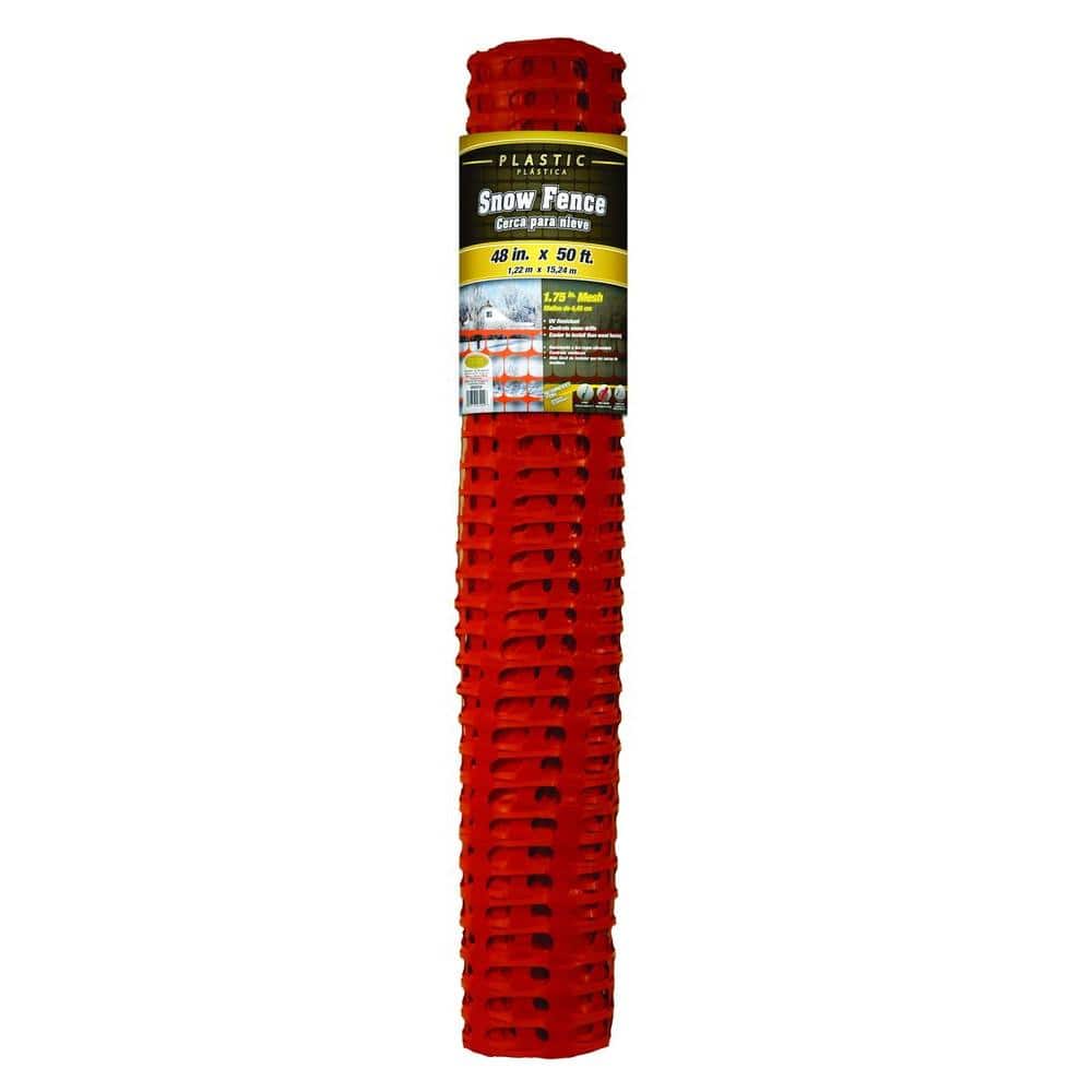YARDGARD 4 ft. x 50 ft. Orange Plastic Snow Fence