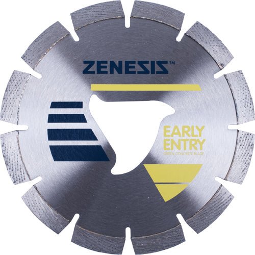 Zenesis Early Entry Blade for Green Concrete - Yellow